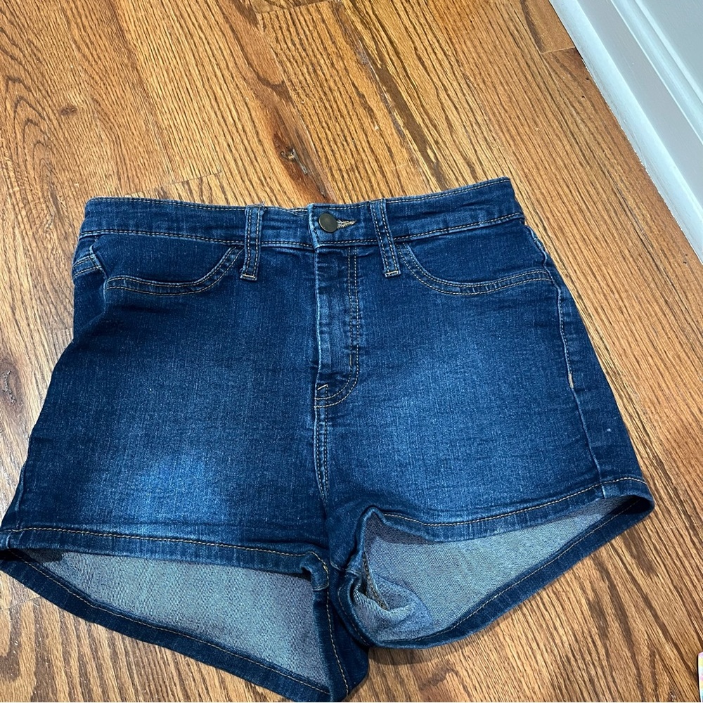 blue jean shorts, gently worn, in great condition!